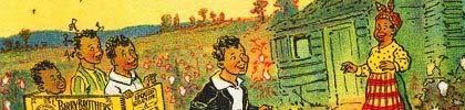 sección de ilustración de Around the world in a berry wagon, de 1909, ilustrado por W. W. Denslow, de www.childrensbooksonline.org/library.htm