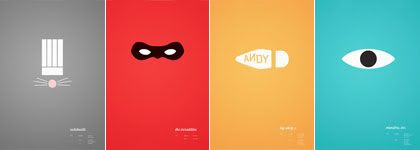 composition with section of posters by Wonchan Lee, from www.iwatchstuff.com/2012/02/pixar-minimalist-posters-are-heart-warmi.php