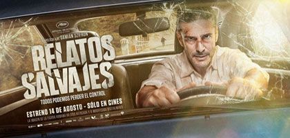 composition with section of movie poster of Relatos Salvajes, from www.cine1.com.ar/2014/08/nuevo-banner-de-relatos-salvajes.html