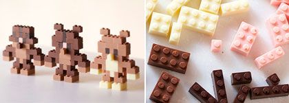 composition with section of photo of product by Akihiro Mizuuchi, from www.behance.net/gallery/14585361/CHOCOLATE-LEGOACGUY
