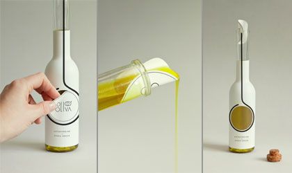 composition with section of packaging of OLIO D’OLIVA designed by Alessia Sistori, from alessiasistori.com/