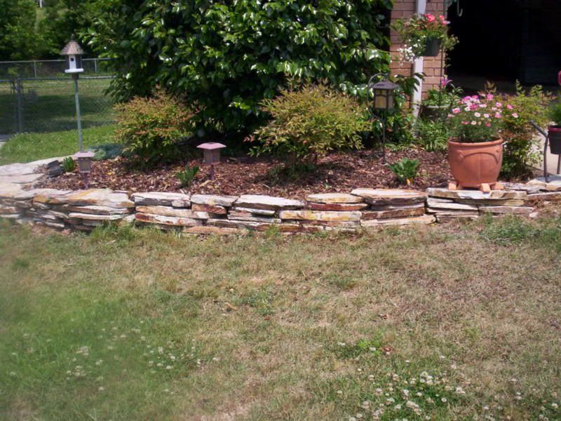 Stone Flower Bed Borders