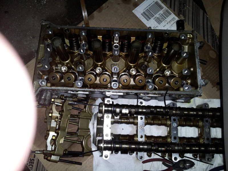 K20a2 Head + k20a2 Cams + Powdercoated Wrinkle Black Valve Cover K20A