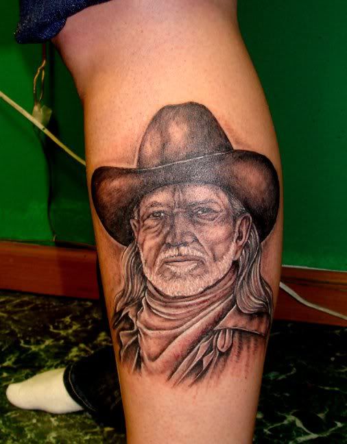 Not a big call for country music related tattoos in Philly but this was 
