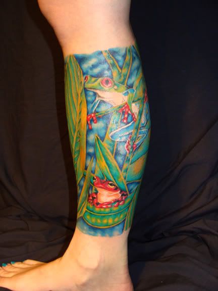 tree frog tattoos. Cool Frog Tattoo