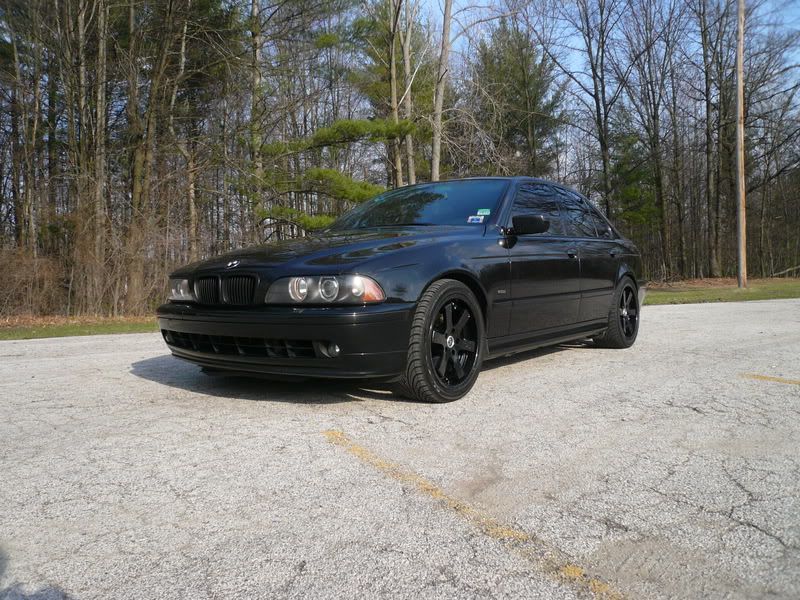 Matte black bmw 540i #5