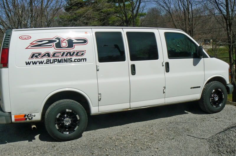 Lowered Chevy Van