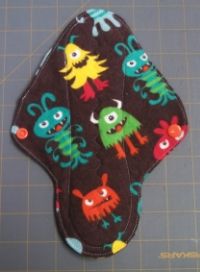 Monsters - Flannel Cloth Menstrual Pads