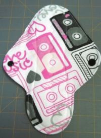 Cassette Tapes Flannel Cloth Menstrual Pad