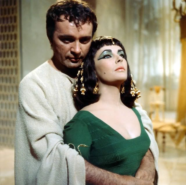 richard burton cleopatra. with Richard Burton,