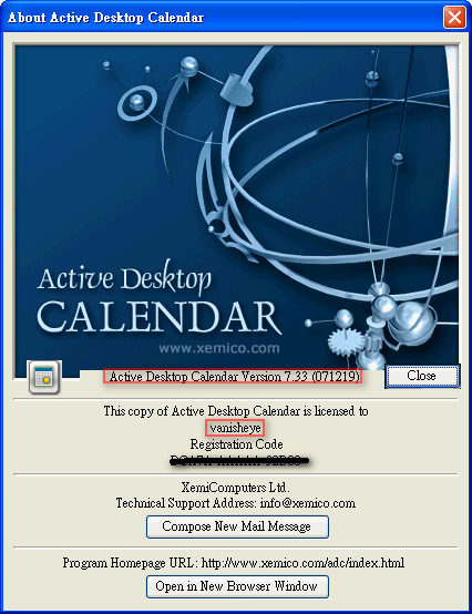 Active Desktop Calendar 7.33Build 071219圖片2