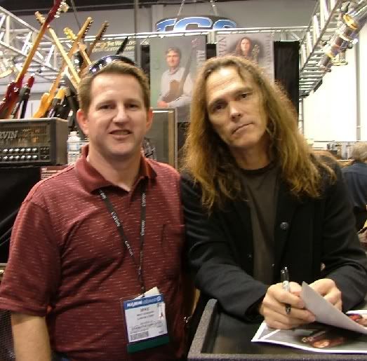 Gratuitous pic of me with Timothy B Schmit at NAMM a few years ago