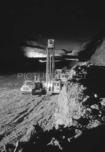 Original photo dark quarry