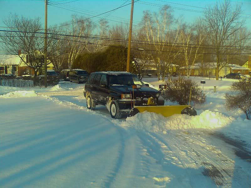 Cherokee grand jeep plow snow #3