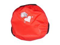Mouse in Love Embroidered Red PUL Cover - Small