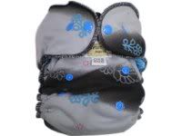 Black Friday Deal <p>Girly Tattoo Print Serged OS Fitted Diaper