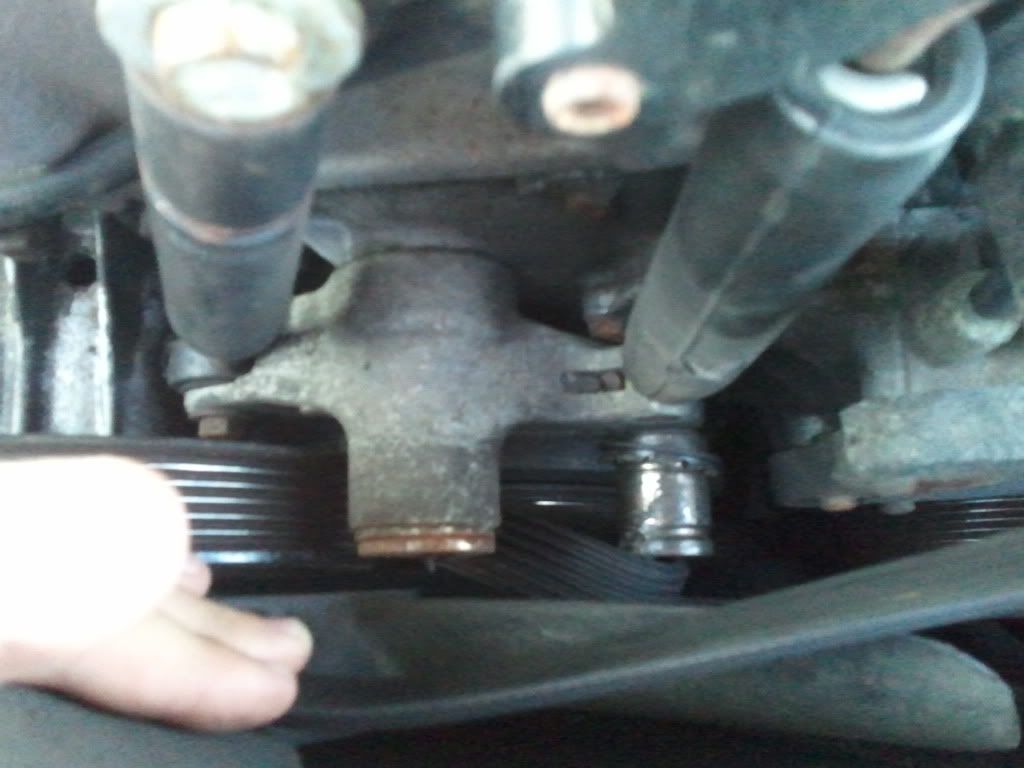 Belt Tensioner Pulley Snapped Off! Pictures MercedesBenz Forum