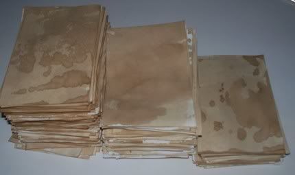 Tea Stained Paper