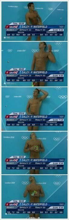 TOM DALEY CRIES OLYMPICS 2012