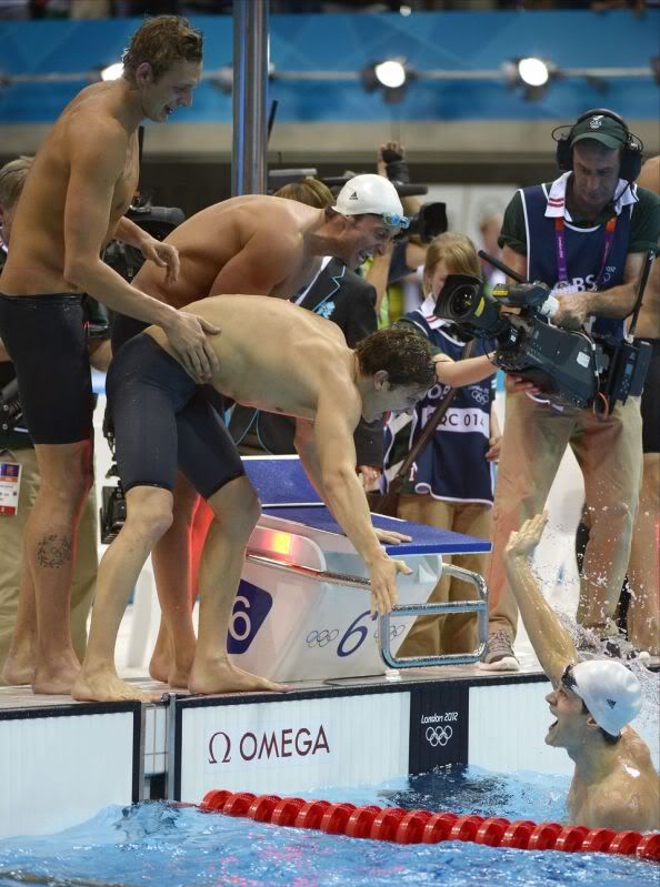 french olympic swimming team relay 2012 yannick agnel