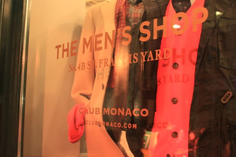 club monaco men's shop