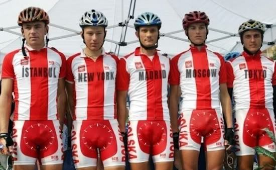 cyclists bulge