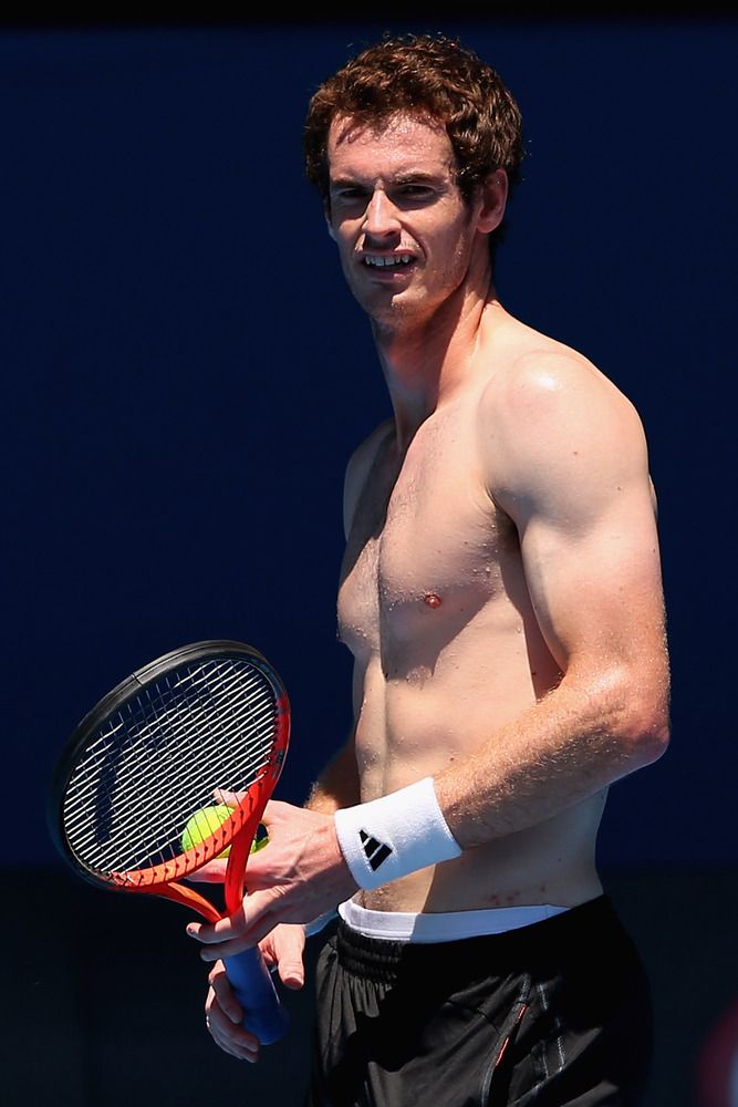 andy murray shirtless