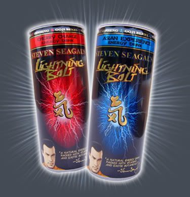 Steven Seagal's Lightning Bolt Energy Drink