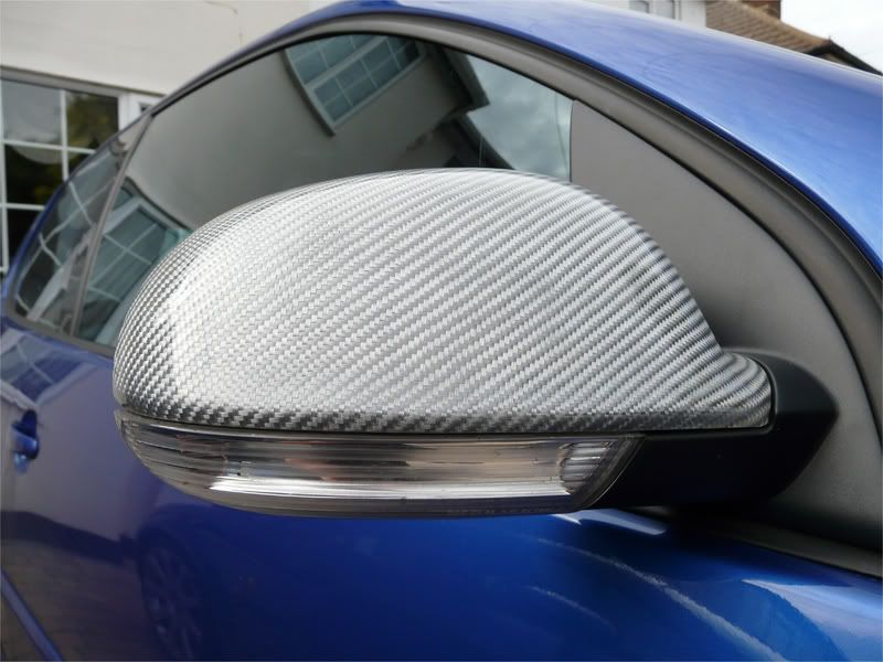 I got the Silver carbon fibre mirrors as well