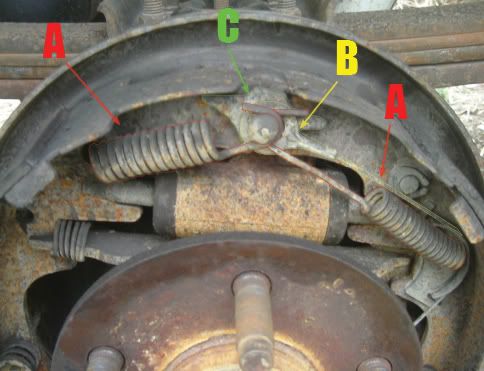 rear drum brake photos and questions - Ford Ranger Forum