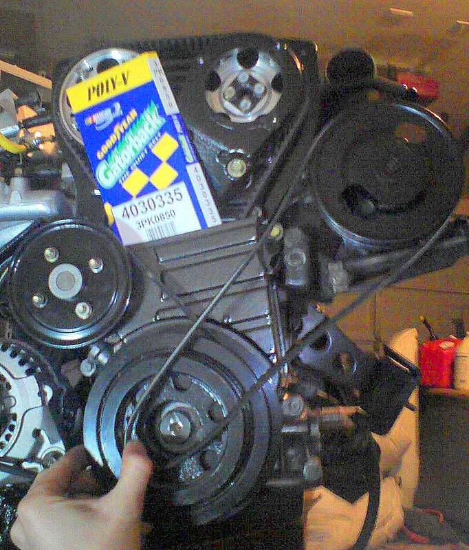 RB power steering pump pulley vs crank pulley?? Forums