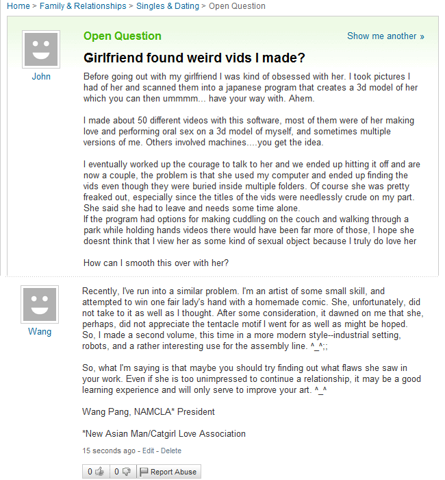 some Yahoo+answers+funny