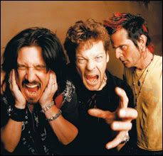 L-R: Gilby Clarke, Jason Newsted, Tommy Lee