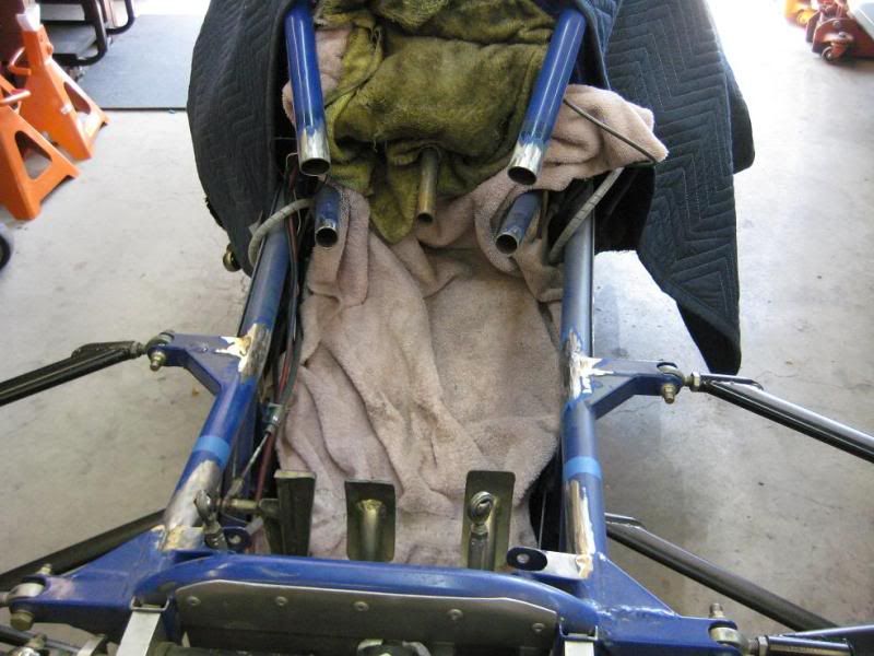 welding on a chassis that's been brazed racedeZert