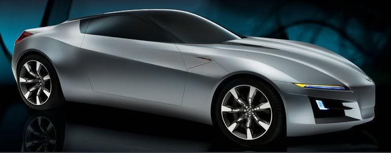  I'm going to dream The Acura "Advanced Sports Car Concept". Fun and stylish but hard work.
