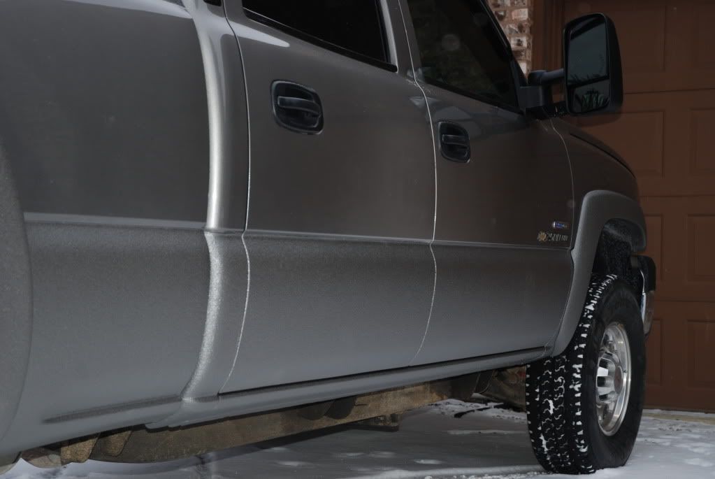 Color Matched LineX Rockers or Black? Diesel Place