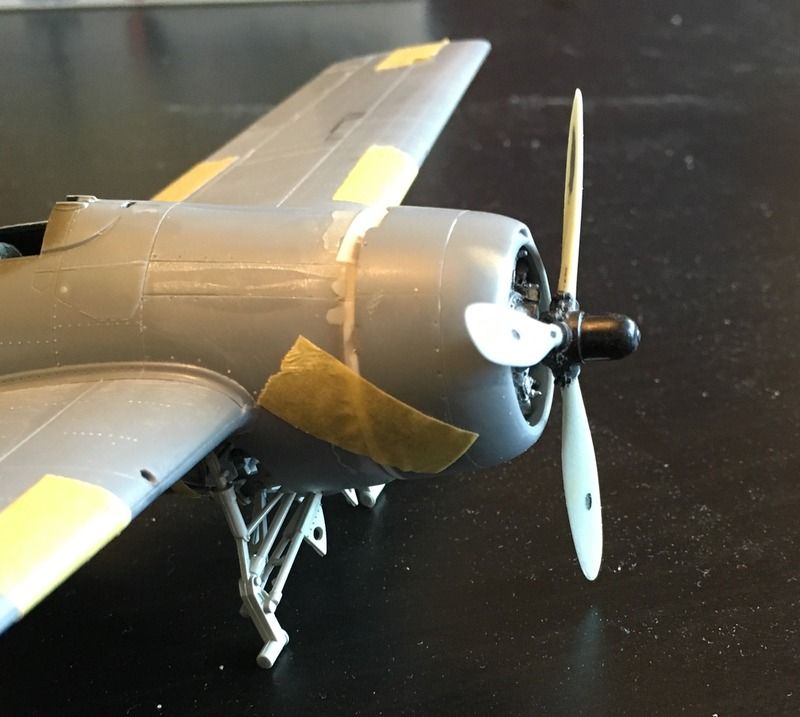 Grumman Martlet Mk1 Tamiya's 1/48th Wildcat backdated Work in