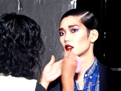 Makeup: Ayami Hair: Shay Models: Tao Okamoto and Alan Carey