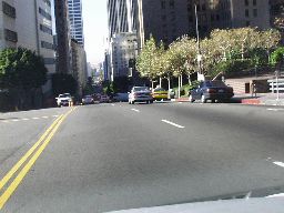 calm breeze afternoon on the street..