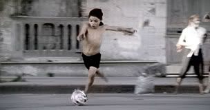 Photo taken from the TV spot  The power of footbal by Leonardo Ricagni