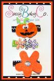 Crazy Pumpkin Halloween Clippie Set
