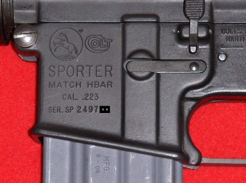Colt ar-15 serial number identification
