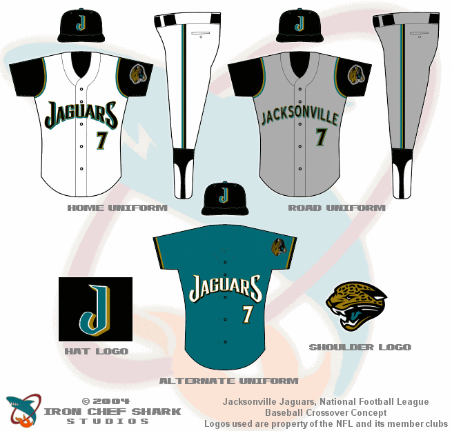 jacksonville jaguars baseball jersey