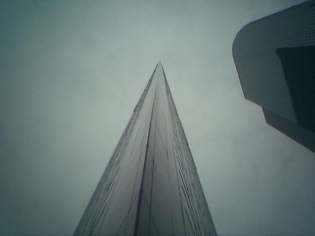 A crazy sharp skyscraper. Sweet!