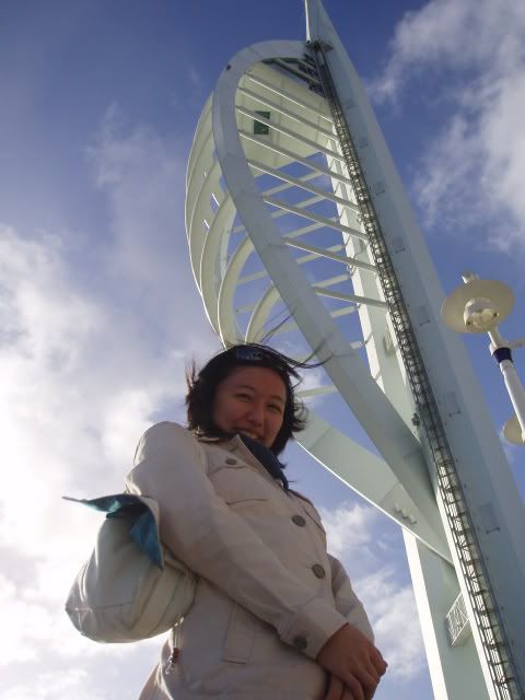 Love this photo - infront of Spinnaker Tower