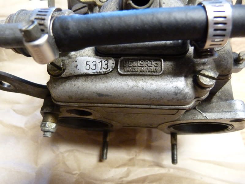 Dellorto dual 40mm carbs w/ 8v intake manifold tapped