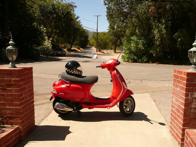 Modern Vespa San Francisco South Bay Scooter Tag