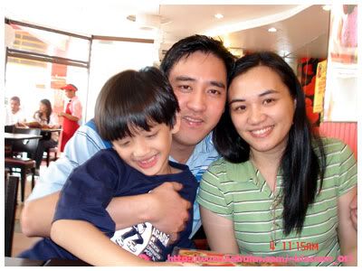 Miko, Kuya Mike and Ate Kris