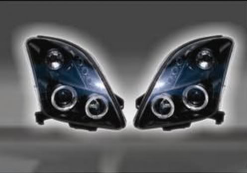 EAGLE EYES SUZUKI SWIFT'05 BLACK CCFL LED Projector Head Lamp HL060