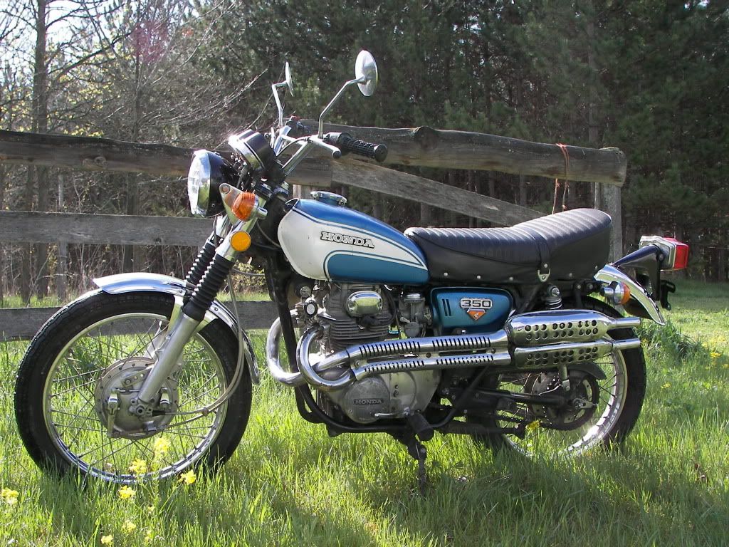 73 Honda cl350 scrambler #6